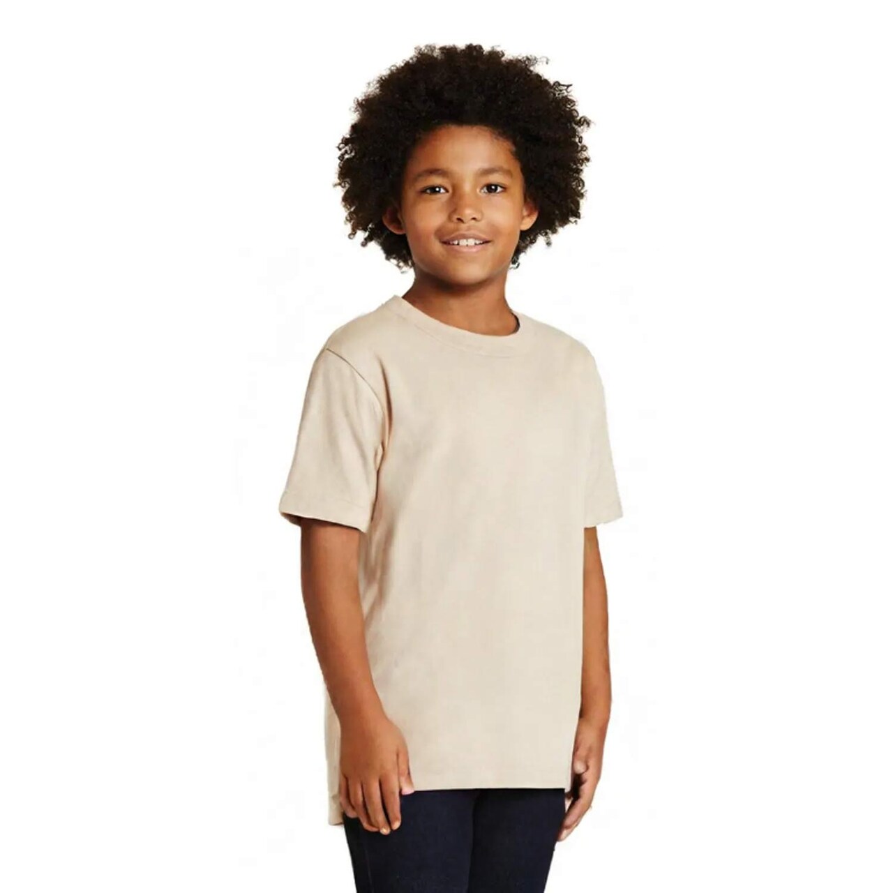 Gildan Heavy Cotton Youth Crewneck Short Sleeve T-Shirt 5000B – Kids Basic Tee for Everyday Wear